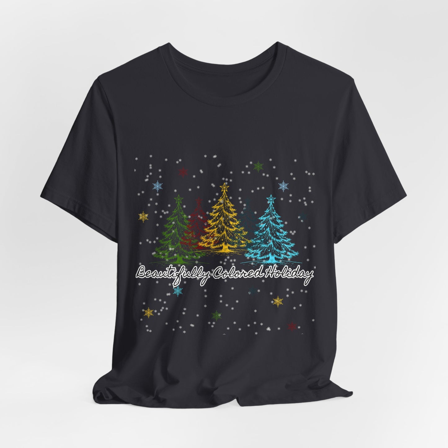 Festive Holiday T-Shirt - Beautifully Colored Holiday, Unisex Tee, Winter Apparel, Christmas Gift, Casual Style
