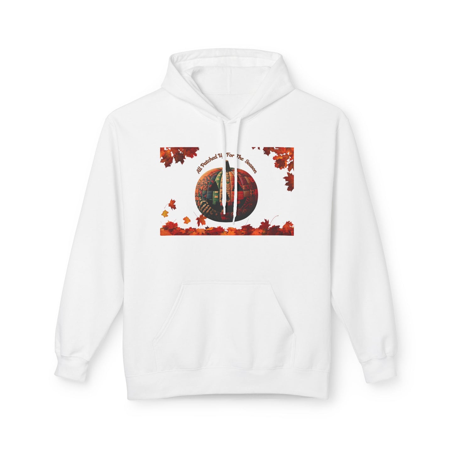 Autumn Vibes Fleece Hoodie - Cozy Fall Fashion, Unisex Gift, Graphic Pullover, October Style, Seasonal Layering