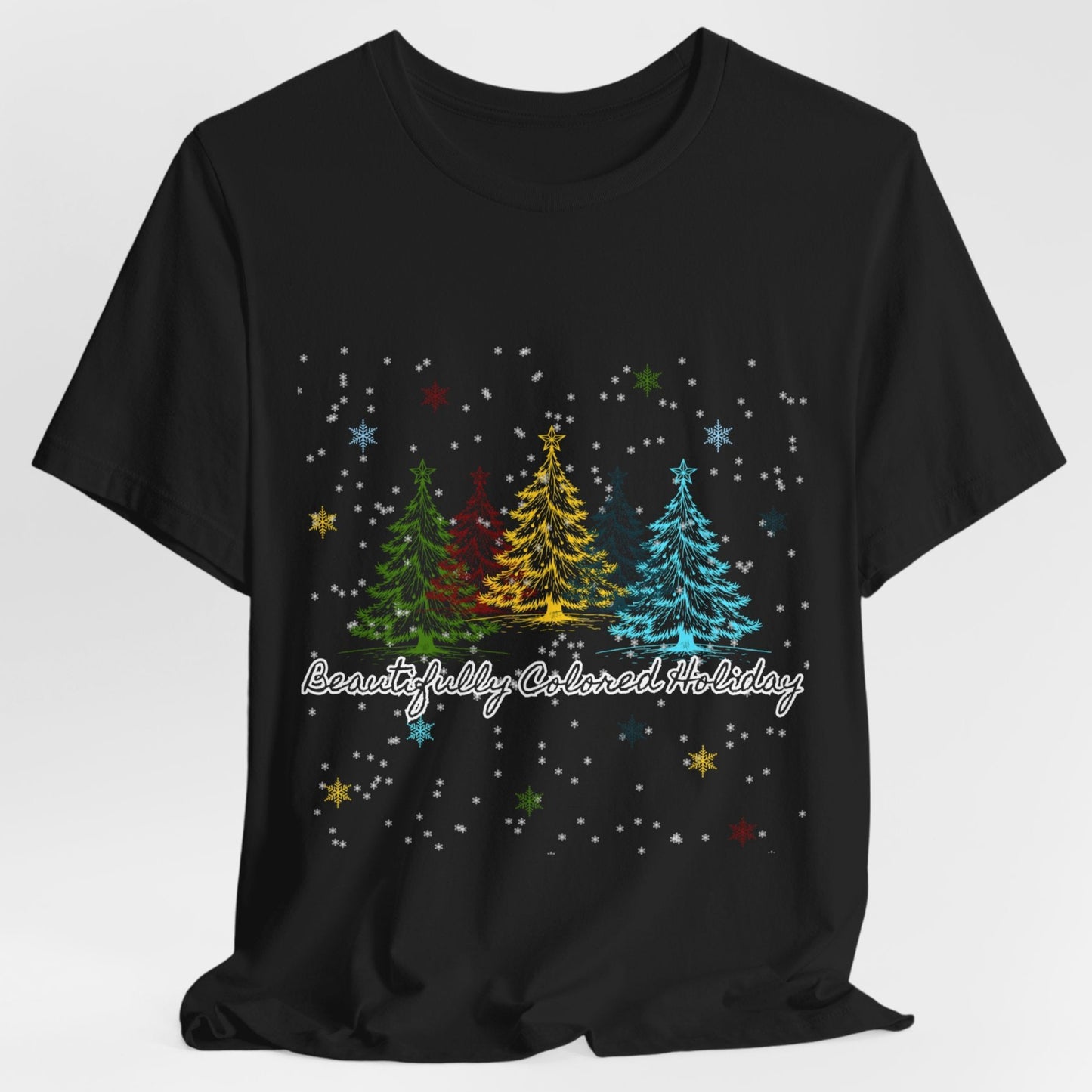 Festive Holiday T-Shirt - Beautifully Colored Holiday, Unisex Tee, Winter Apparel, Christmas Gift, Casual Style