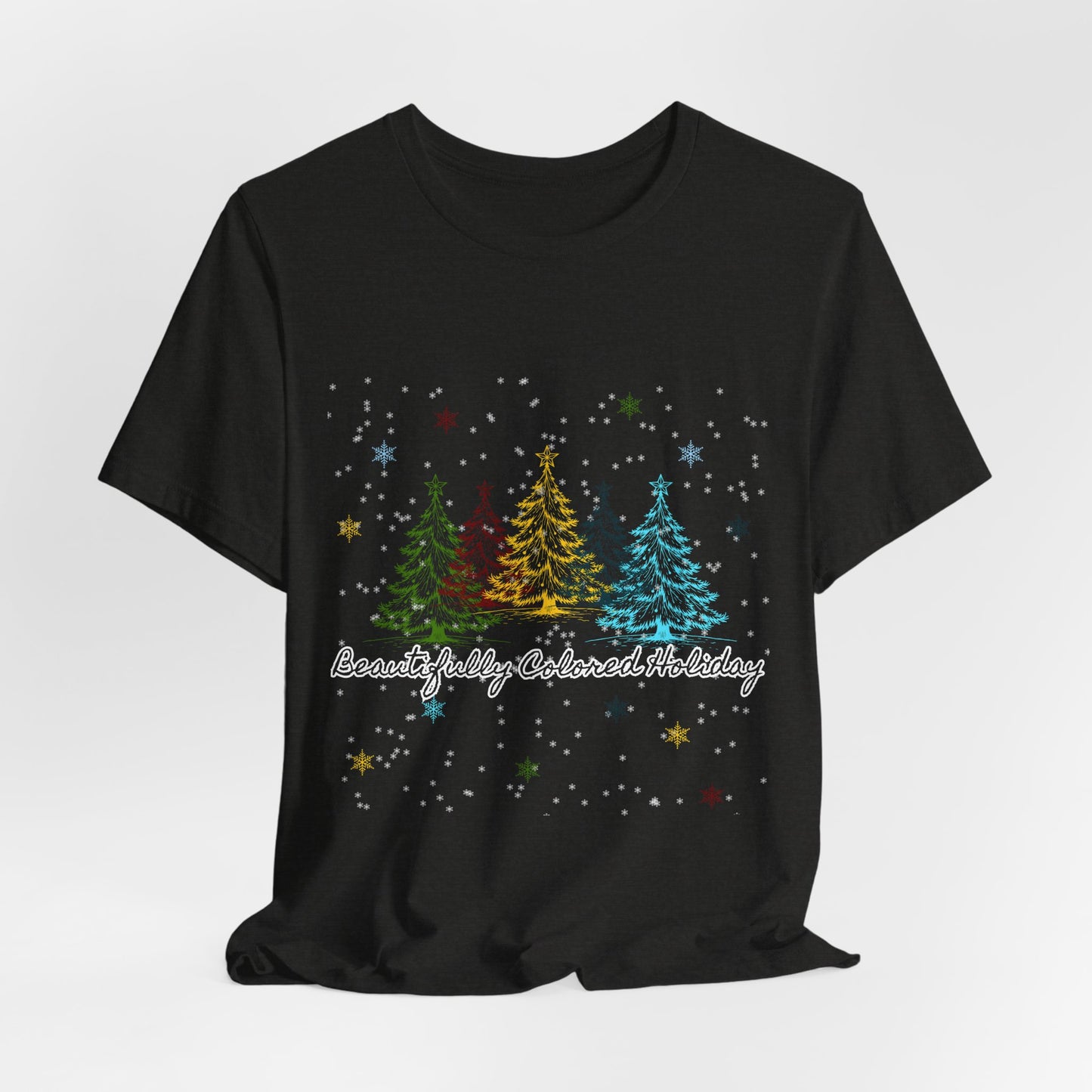 Festive Holiday T-Shirt - Beautifully Colored Holiday, Unisex Tee, Winter Apparel, Christmas Gift, Casual Style