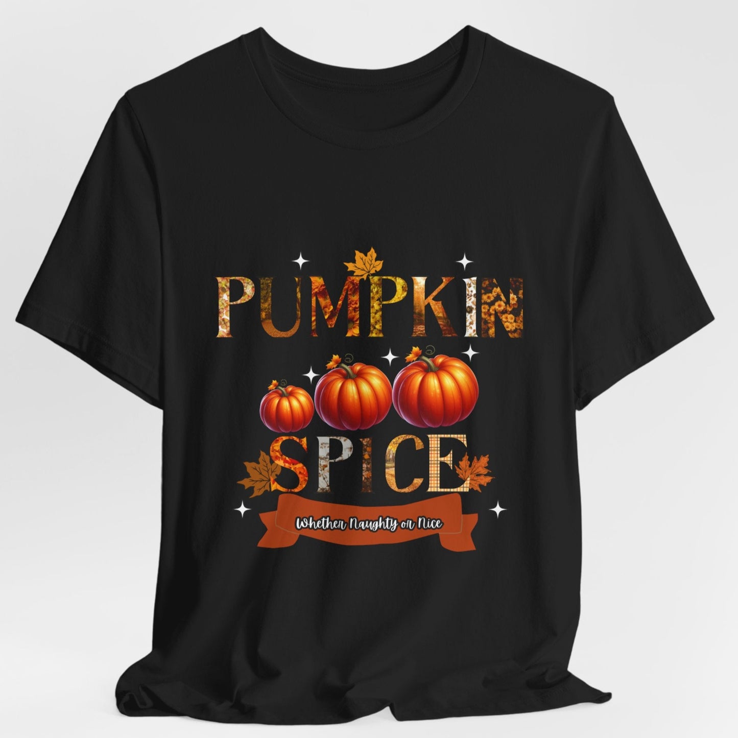 Pumpkin Spice Tee, Cute Fall Shirt, Autumn Apparel, Casual Tee for Pumpkin Lovers, Perfect for Halloween, Thanksgiving