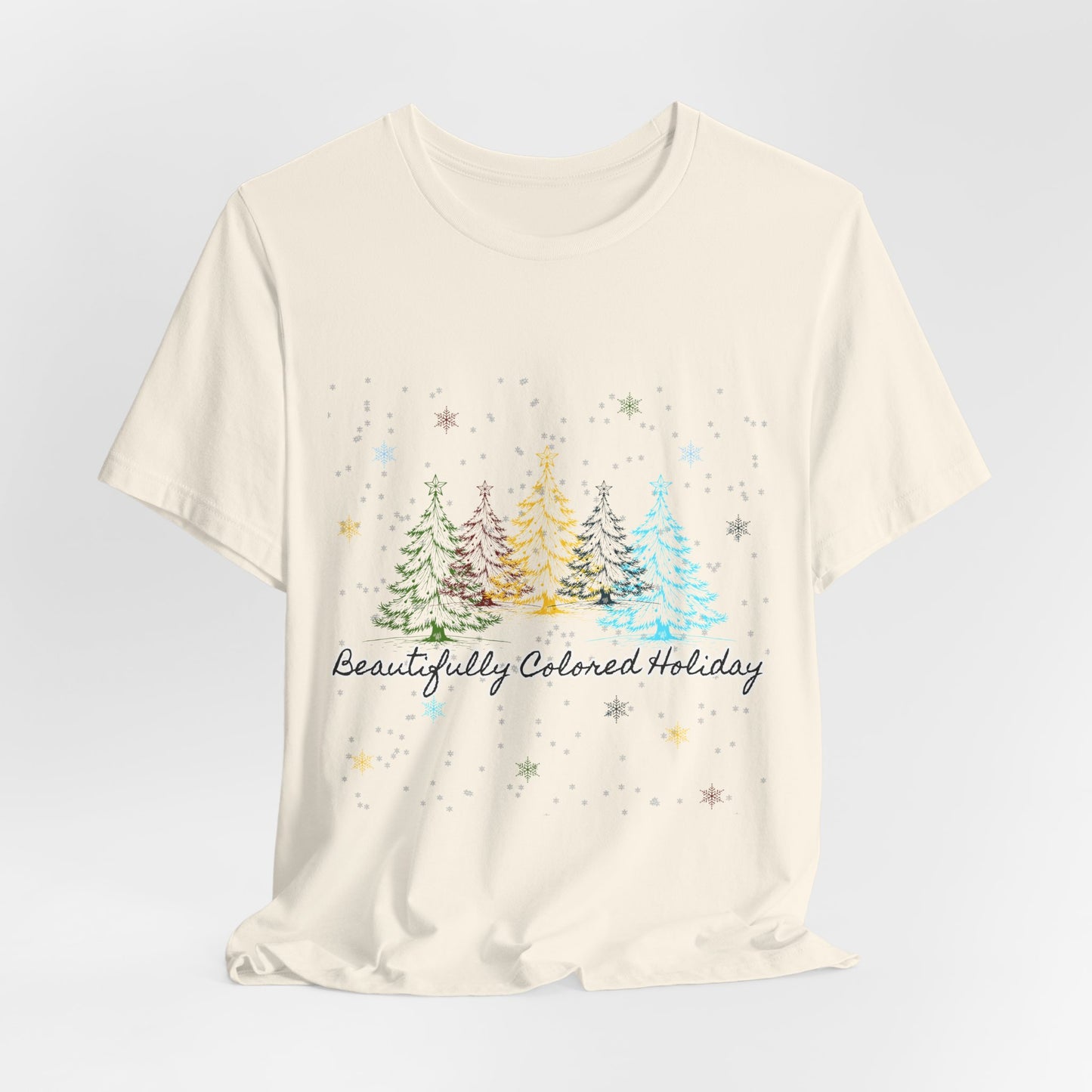 Festive Holiday T-Shirt - Beautifully Colored Holiday, Unisex Tee, Winter Apparel, Christmas Gift, Casual Style