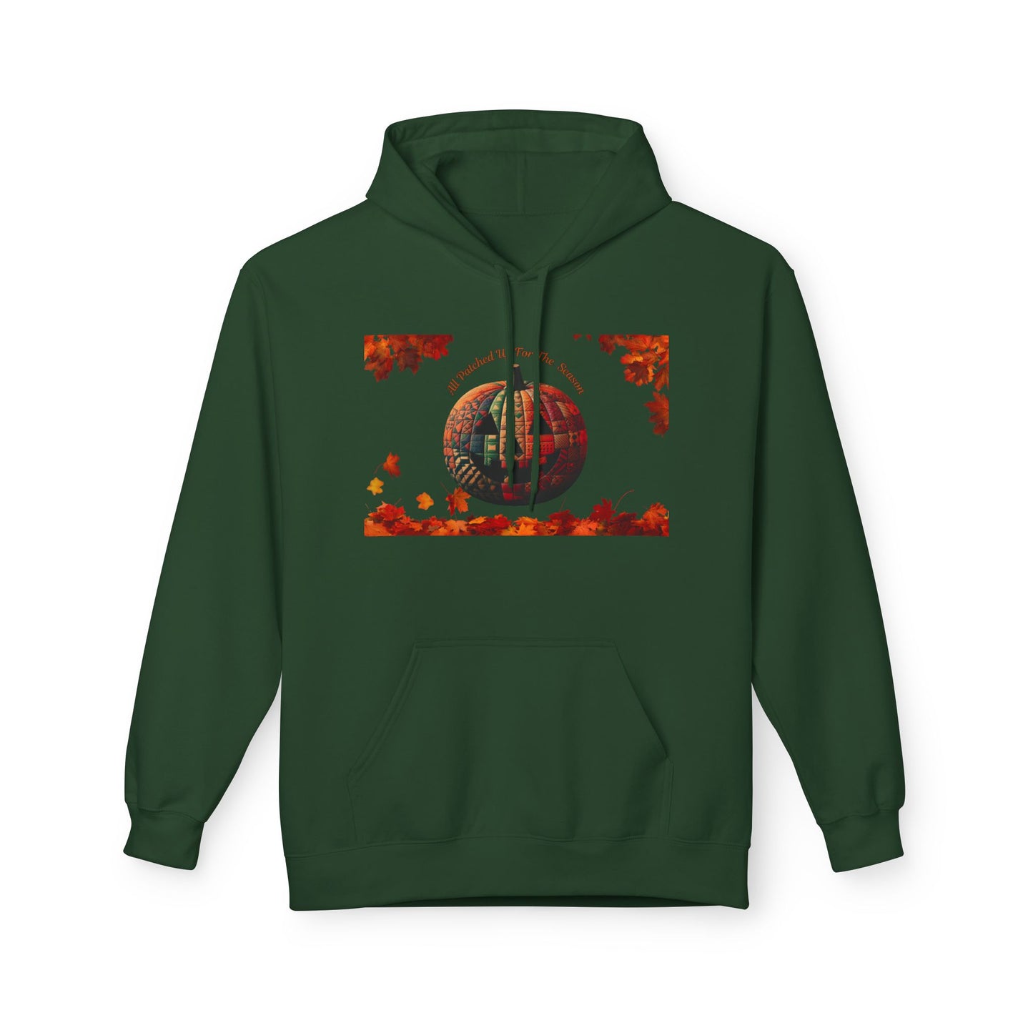 Autumn Vibes Fleece Hoodie - Cozy Fall Fashion, Unisex Gift, Graphic Pullover, October Style, Seasonal Layering