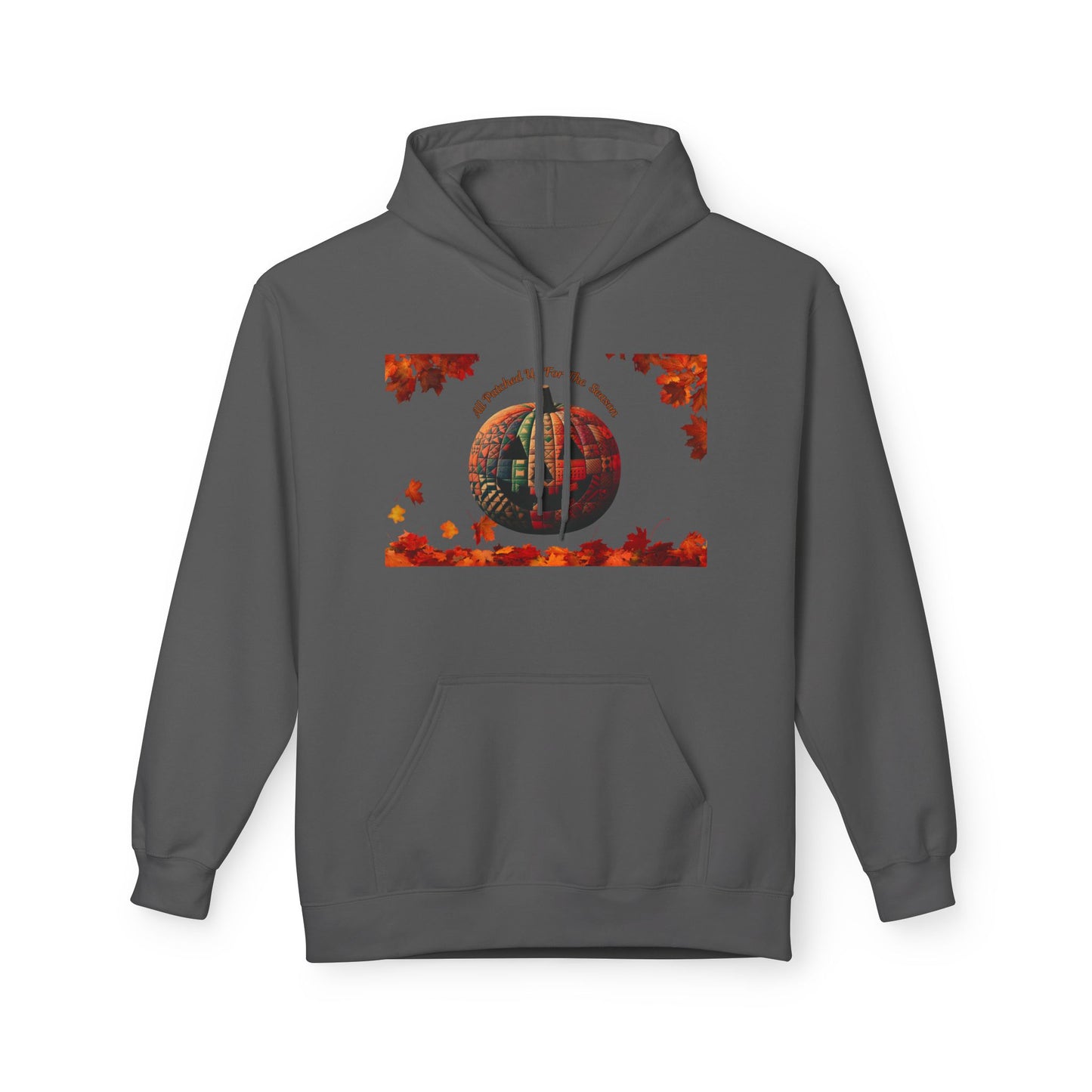 Autumn Vibes Fleece Hoodie - Cozy Fall Fashion, Unisex Gift, Graphic Pullover, October Style, Seasonal Layering