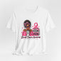 Tee - Fueled by Hope Breast Cancer Awareness Shirt | Pink Ribbon Tee - Brown Woman