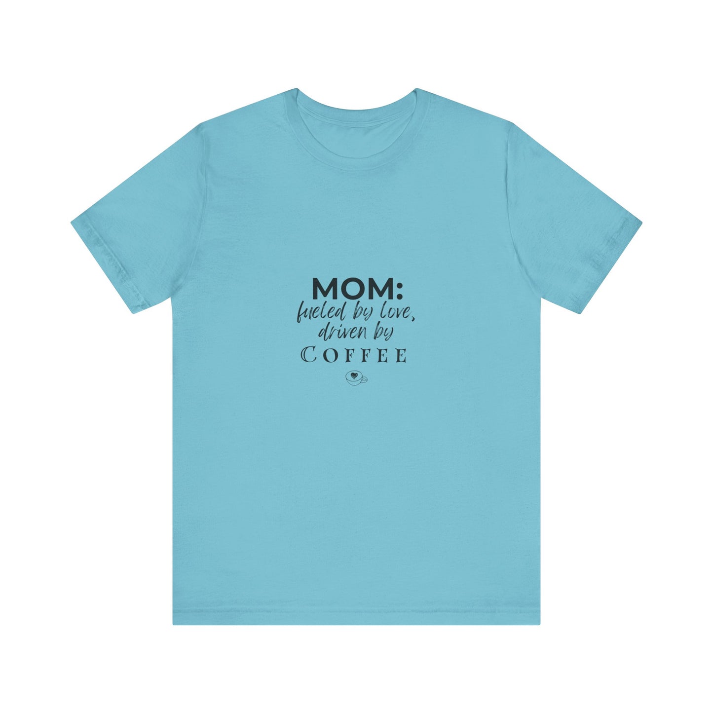 MOM - Unisex Jersey Short Sleeve Tee - Black Lettering