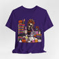 Teacher Halloween Shirt – Fueled by Coffee & Chaos Skeleton Teacher Tee