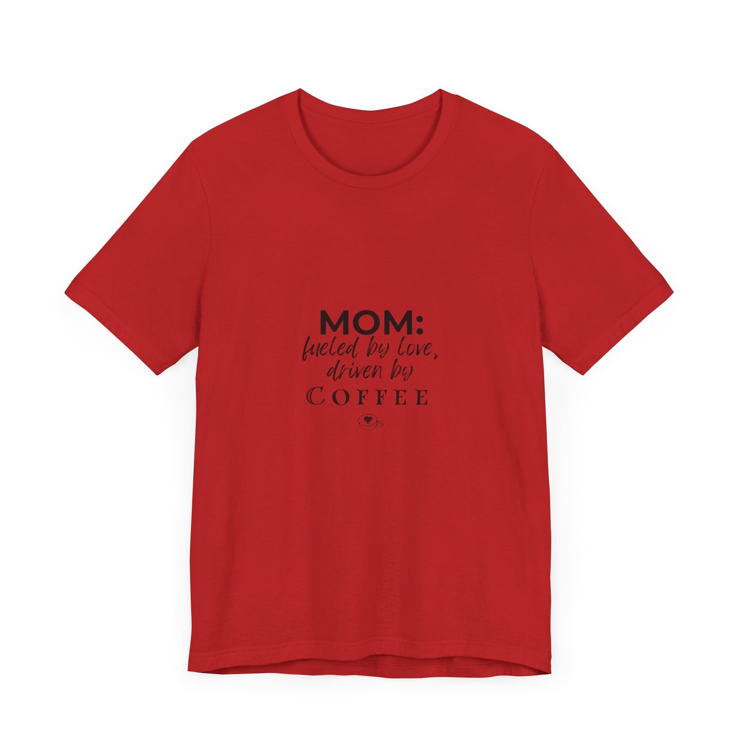 MOM - Unisex Jersey Short Sleeve Tee - Black Lettering