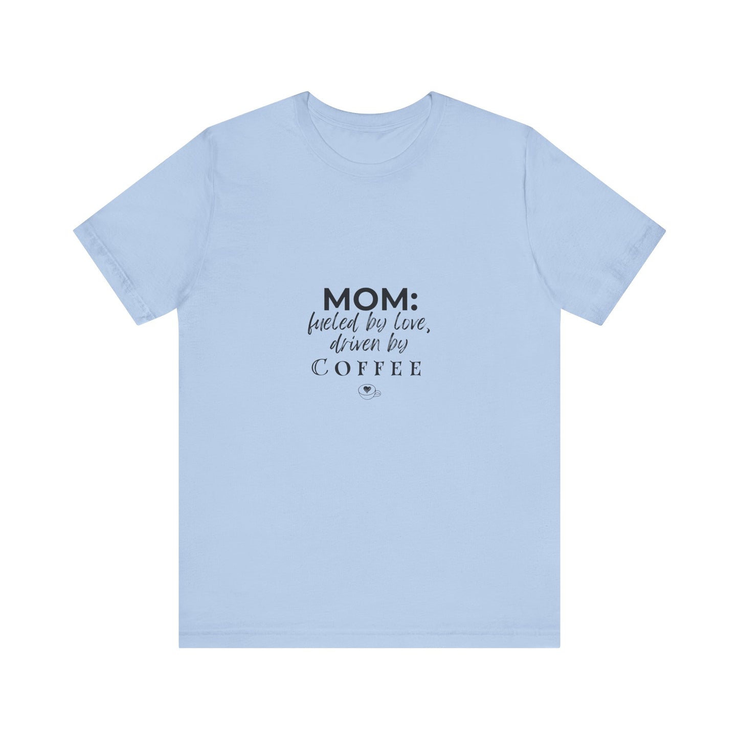 MOM - Unisex Jersey Short Sleeve Tee - Black Lettering