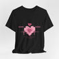 Heart Love - Unisex Jersey Short Sleeve Tee