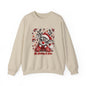 Reindeer Holiday Crewneck Sweatshirt - 'Tis the Holiday to Here Cute Christmas Sweater