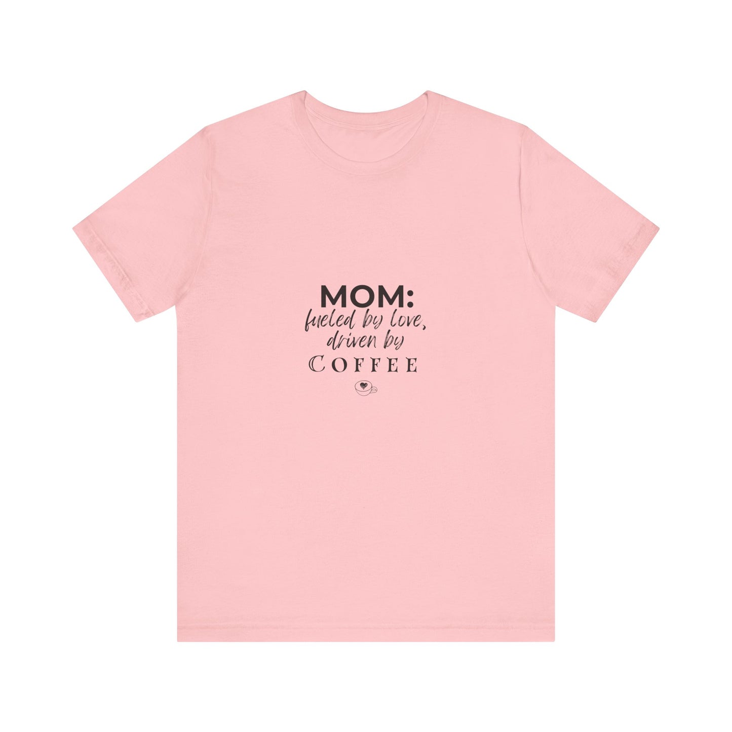 MOM - Unisex Jersey Short Sleeve Tee - Black Lettering