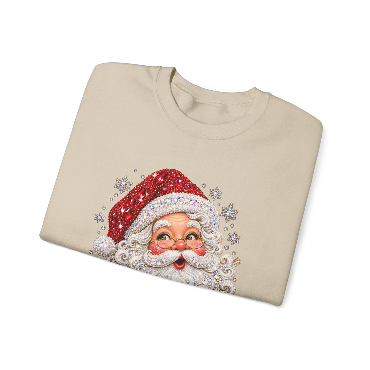 Vintage Santa Face Christmas Sweatshirt