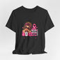 Tee - Fueled by Hope Breast Cancer Awareness Shirt | Pink Ribbon Tee - Blond Woman