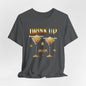 Drink Up Peeps Tee — Gold Glitter Cocktail Party T-Shirt