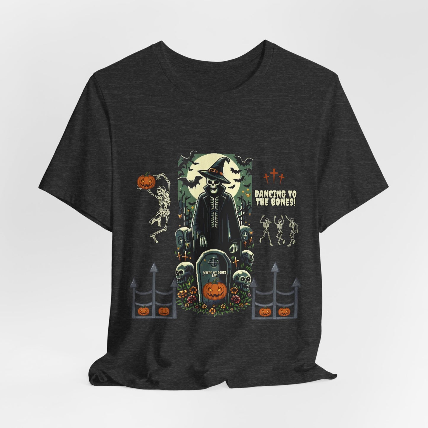 Halloween Dance Party Tee, Spooky Shirt, Unisex Halloween T-Shirt, Ghostly Fun, Trick or Treat Apparel, Festival Shirt, October Vibes