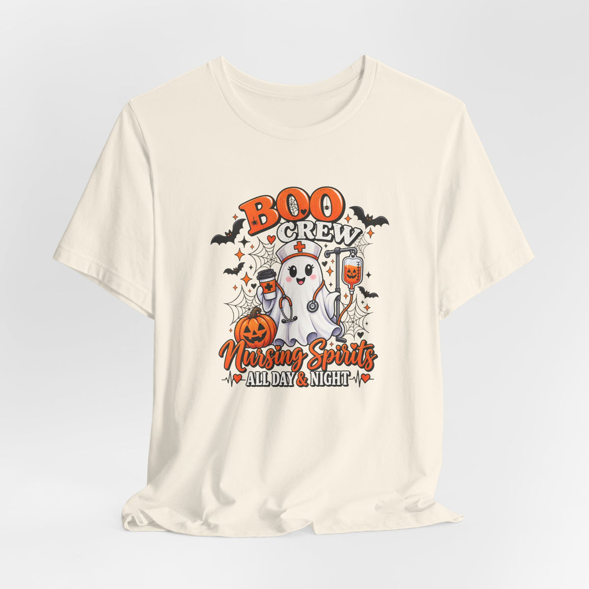 Boo Crew Nursing Spirits T-Shirt — Halloween Nurse Tee