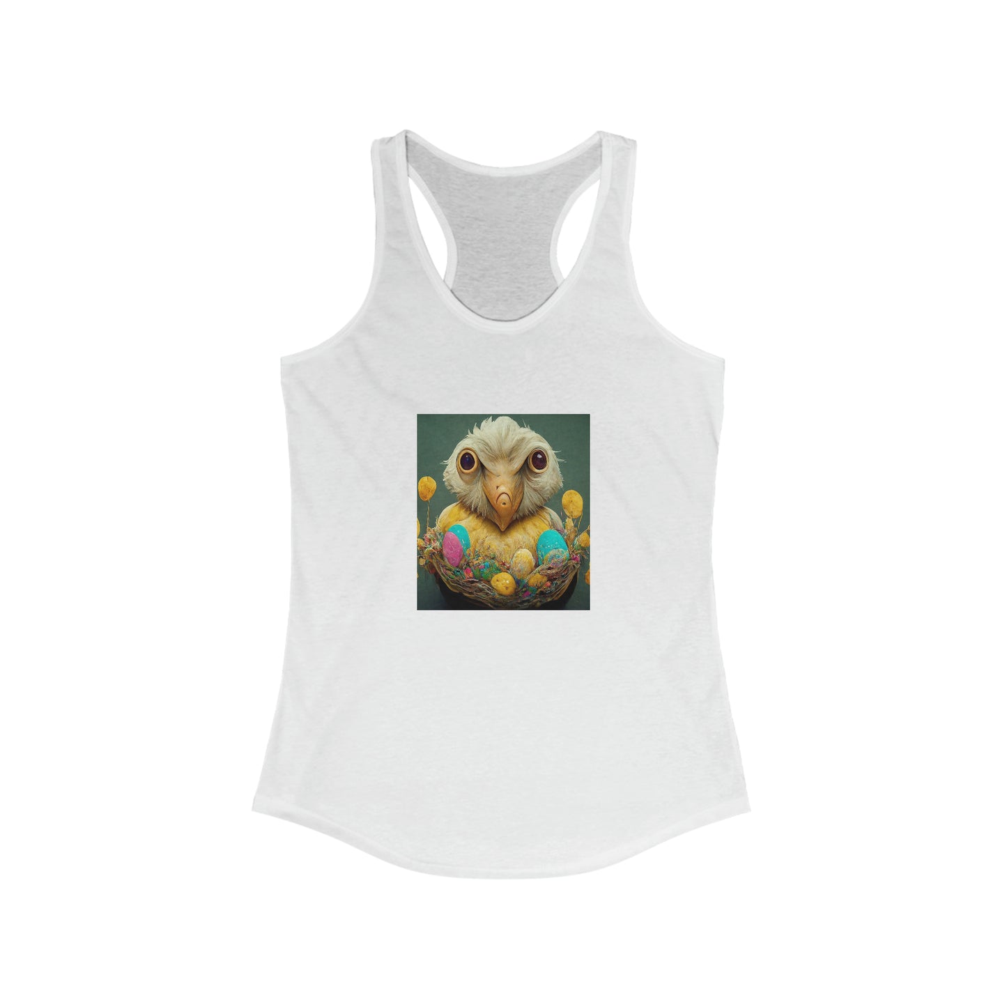 AI Crazy Birdie - Women's Ideal Racerback Tank