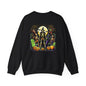 Spooky Skeletons Halloween Sweatshirt, Unisex Crewneck, Fall Fashion, Festival Apparel, Cozy Gift, Halloween Costume