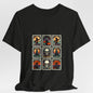 Gothic Art Tee, Unisex Graphic T-Shirt, Vintage Aesthetic Shirt, Halloween Gift, Spooky Fashion