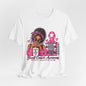 Fueled by Hope Breast Cancer Awareness Shirt | Pink Ribbon Tee - Brown Woman