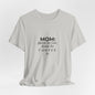 MOM - Unisex Jersey Short Sleeve Tee - Black Lettering
