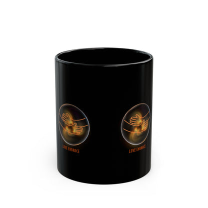 Mug - Love Embrace - Black - 11oz & 15oz