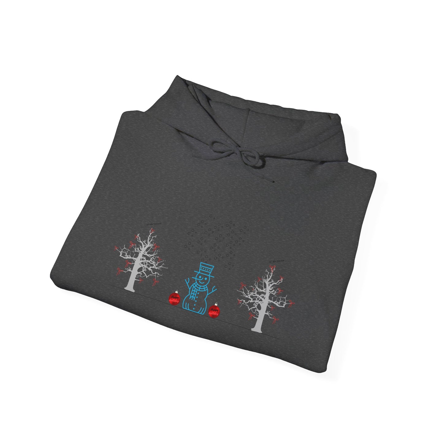 Crispness of Cool Snow Season Unisex Heavy Blend™ Hooded Sweatshirt