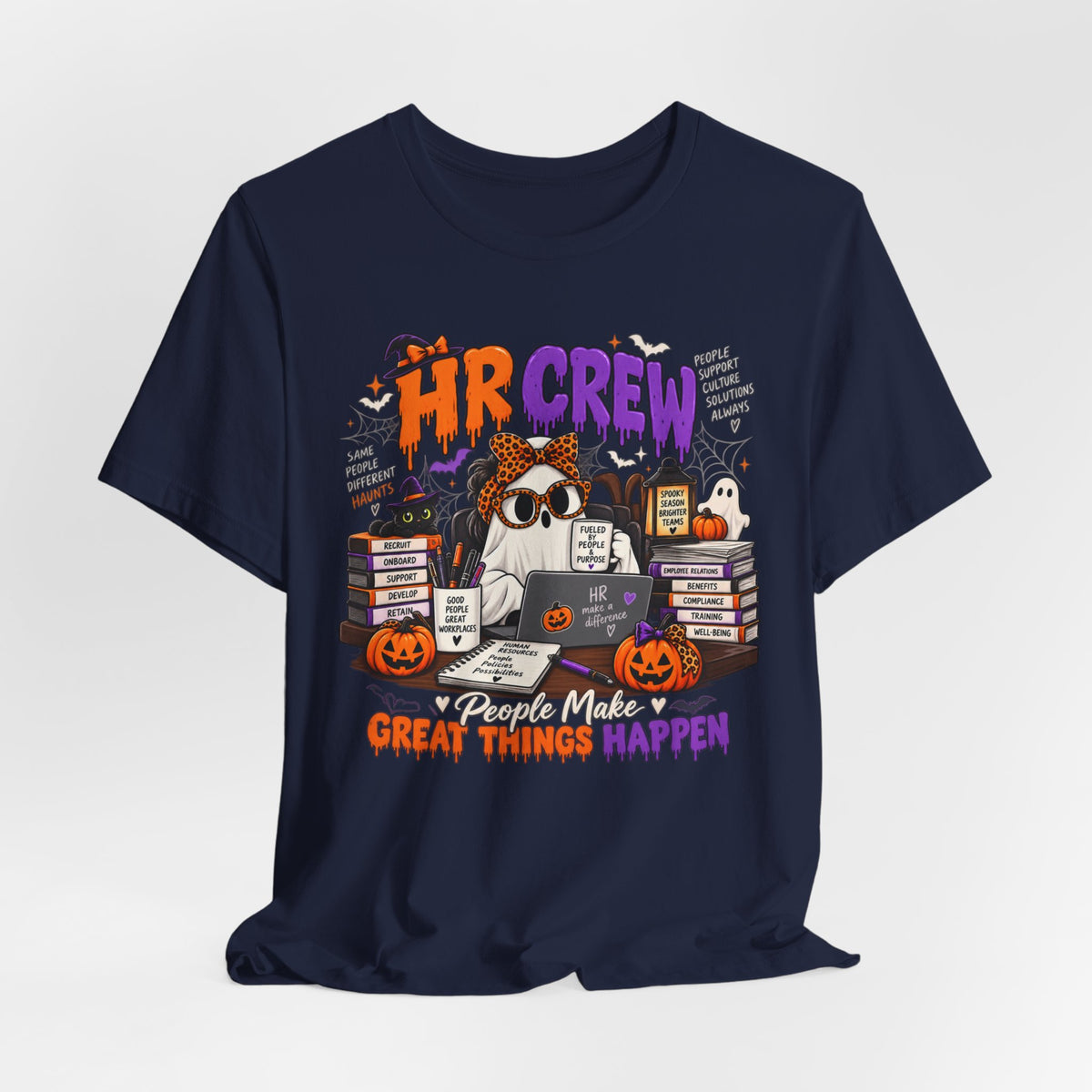 HR Crew Halloween Shirt – People Make Great Things Happen Human Resources Tee