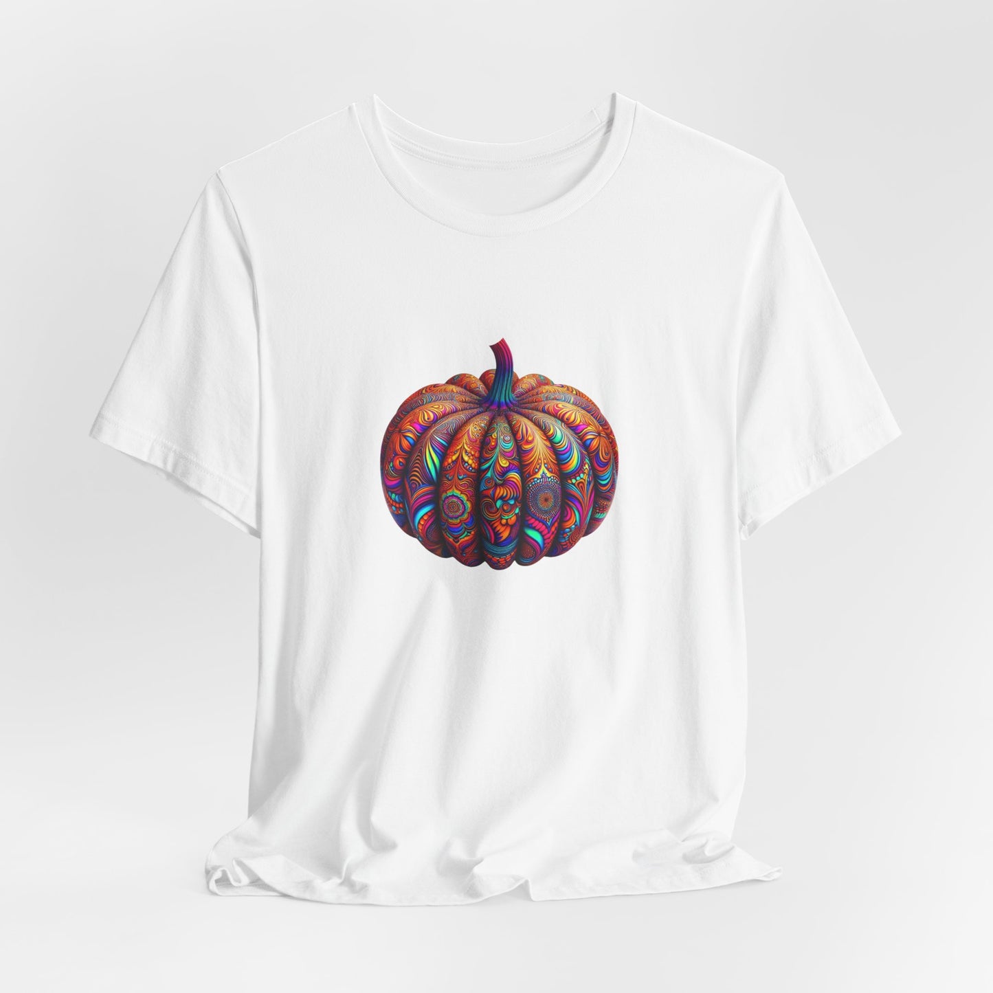 Vibrant Pumpkin Design Tee - Perfect for Fall, Halloween, Thanksgiving, Unisex T-Shirt, Autumn Wear, Seasonal Gift, Casual Outfit