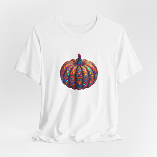 Vibrant Pumpkin Design Tee - Perfect for Fall, Halloween, Thanksgiving, Unisex T-Shirt, Autumn Wear, Seasonal Gift, Casual Outfit