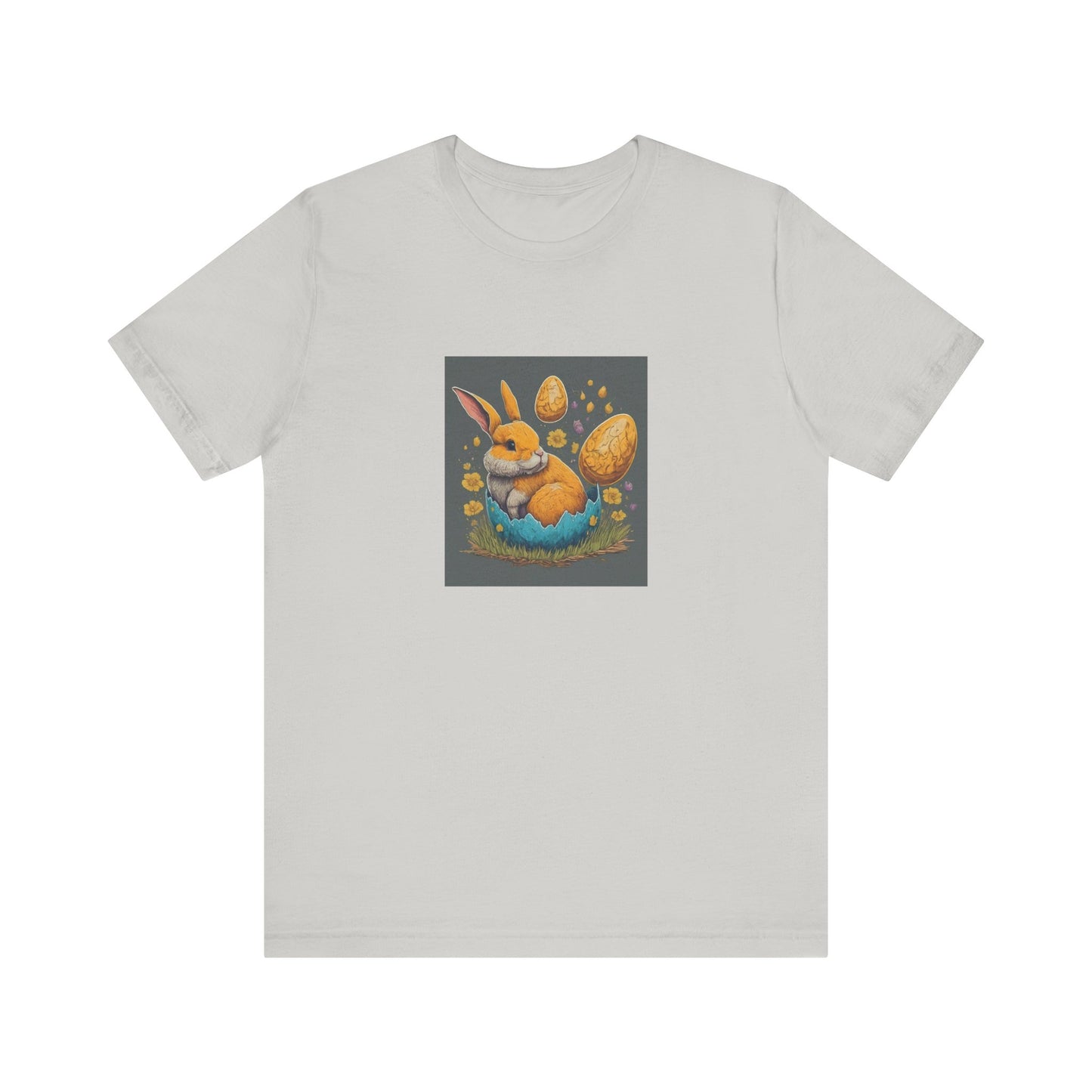 AI Bunny Egg - Unisex Jersey Short Sleeve Tee