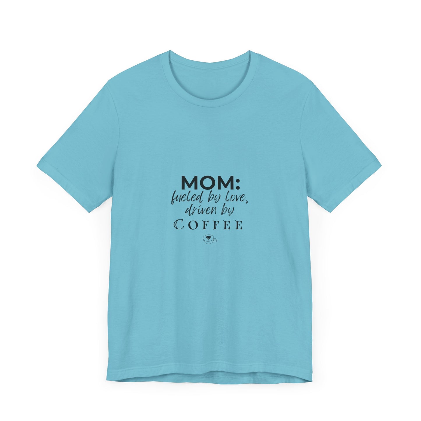 MOM - Unisex Jersey Short Sleeve Tee - Black Lettering