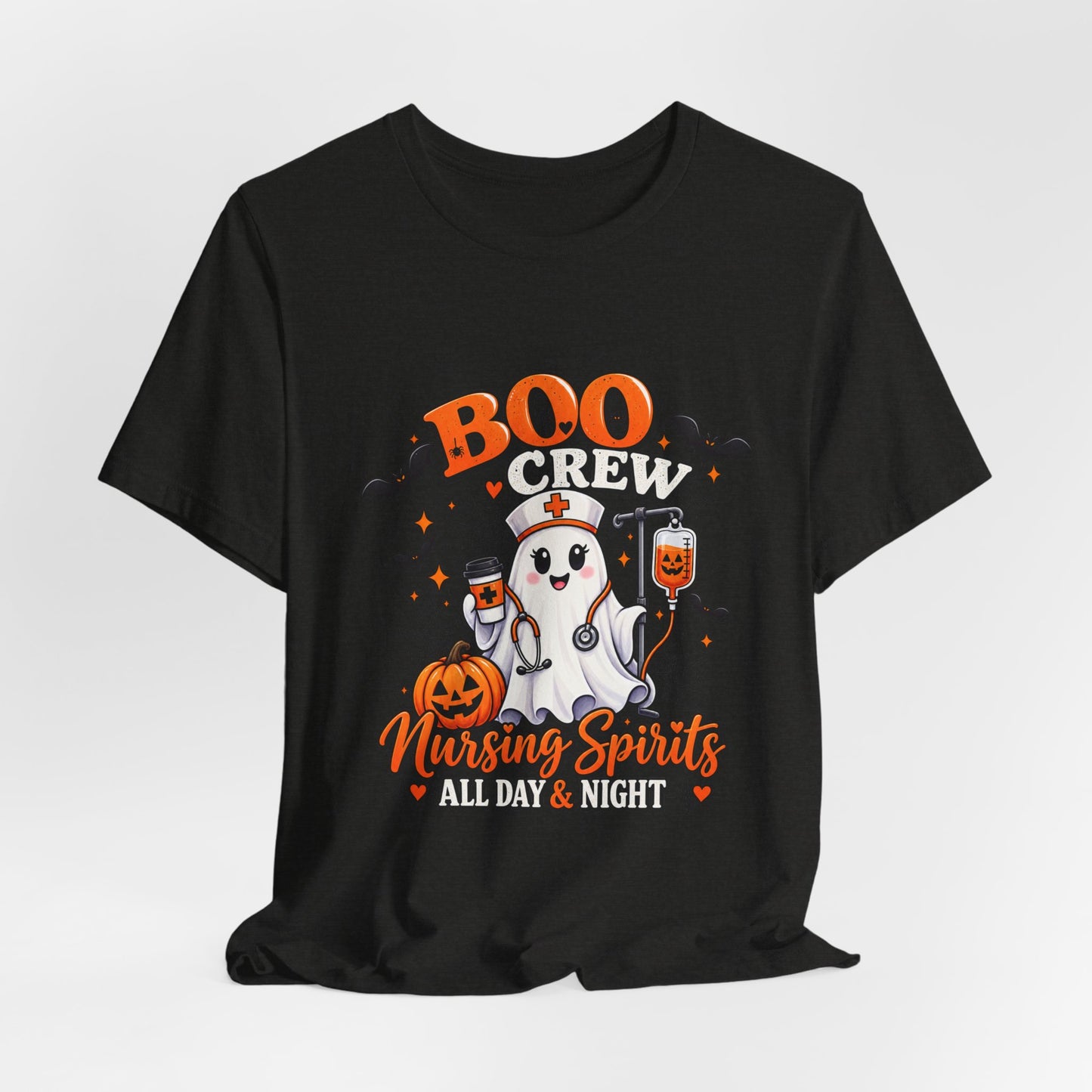 Boo Crew Nursing Spirits T-Shirt — Halloween Nurse Tee