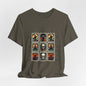 Gothic Art Tee, Unisex Graphic T-Shirt, Vintage Aesthetic Shirt, Halloween Gift, Spooky Fashion