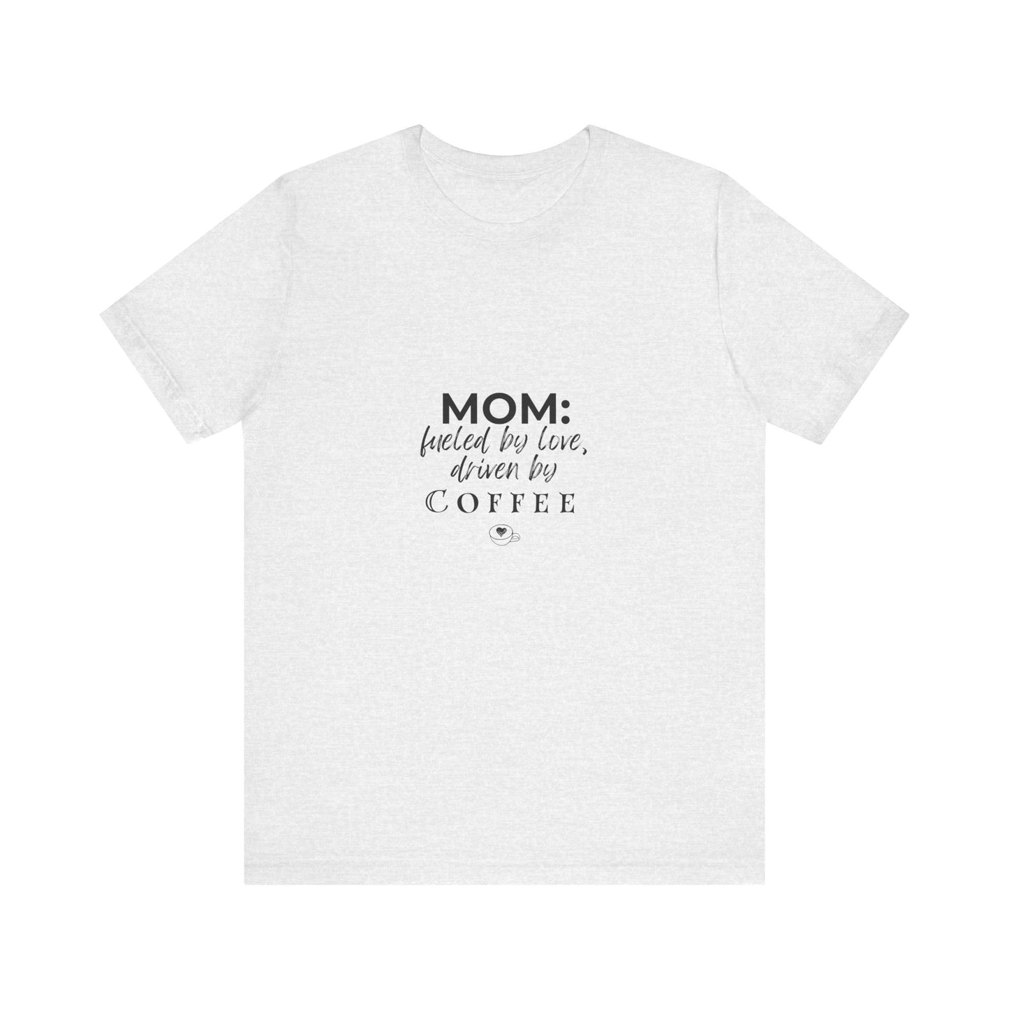 MOM - Unisex Jersey Short Sleeve Tee - Black Lettering