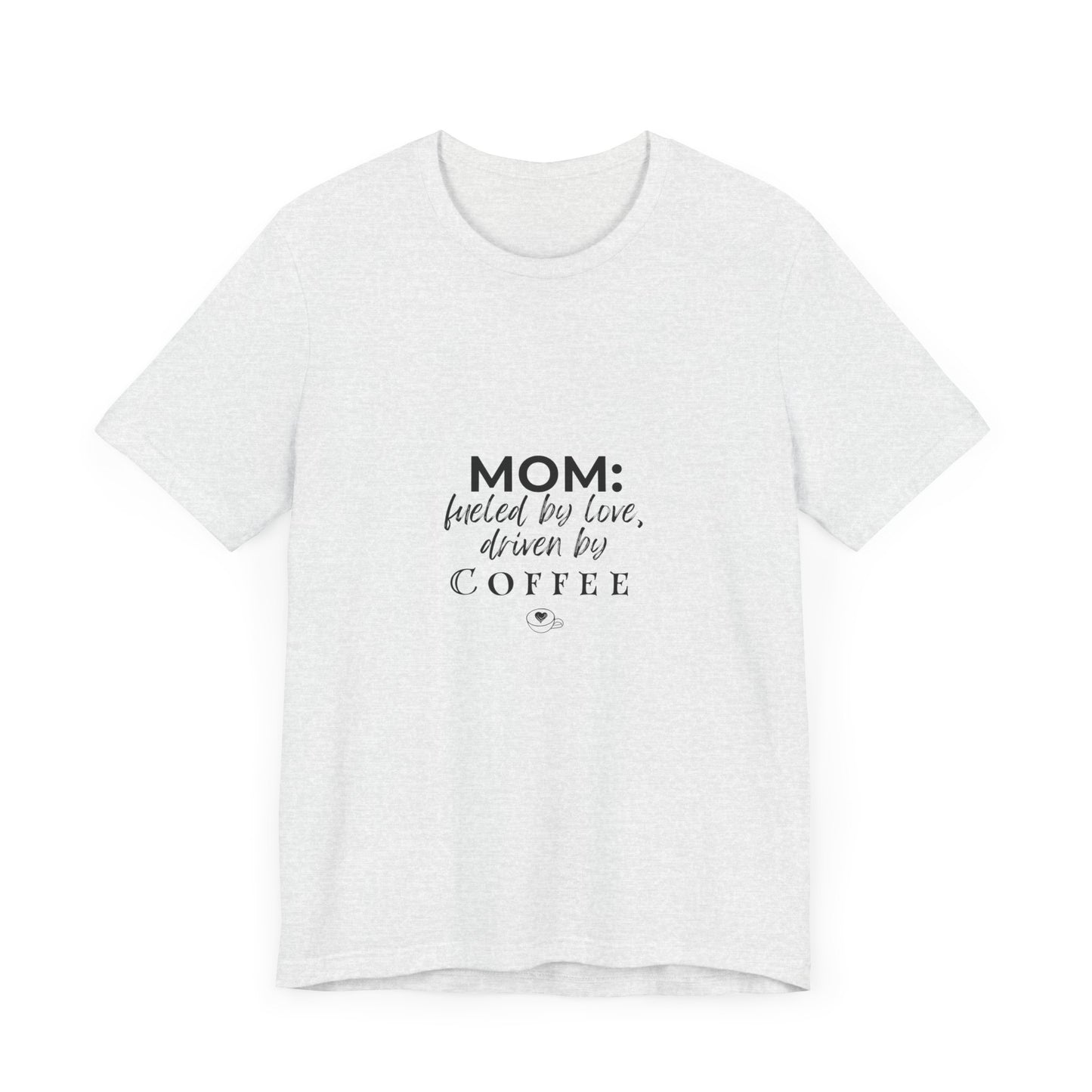 MOM - Unisex Jersey Short Sleeve Tee - Black Lettering