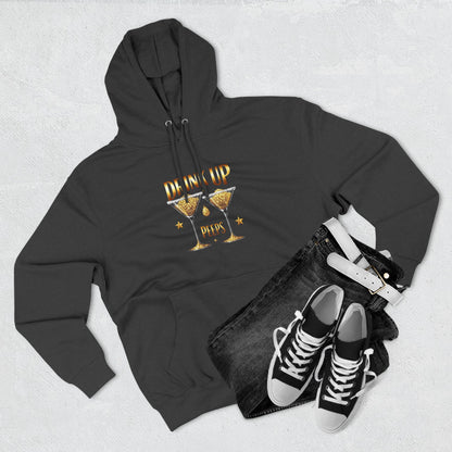 Drink Up Peeps Hoodie — New Years Gold Champagne Sweatshirt
