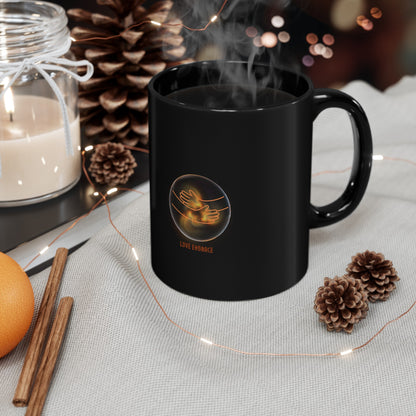 Mug - Love Embrace - Black - 11oz & 15oz