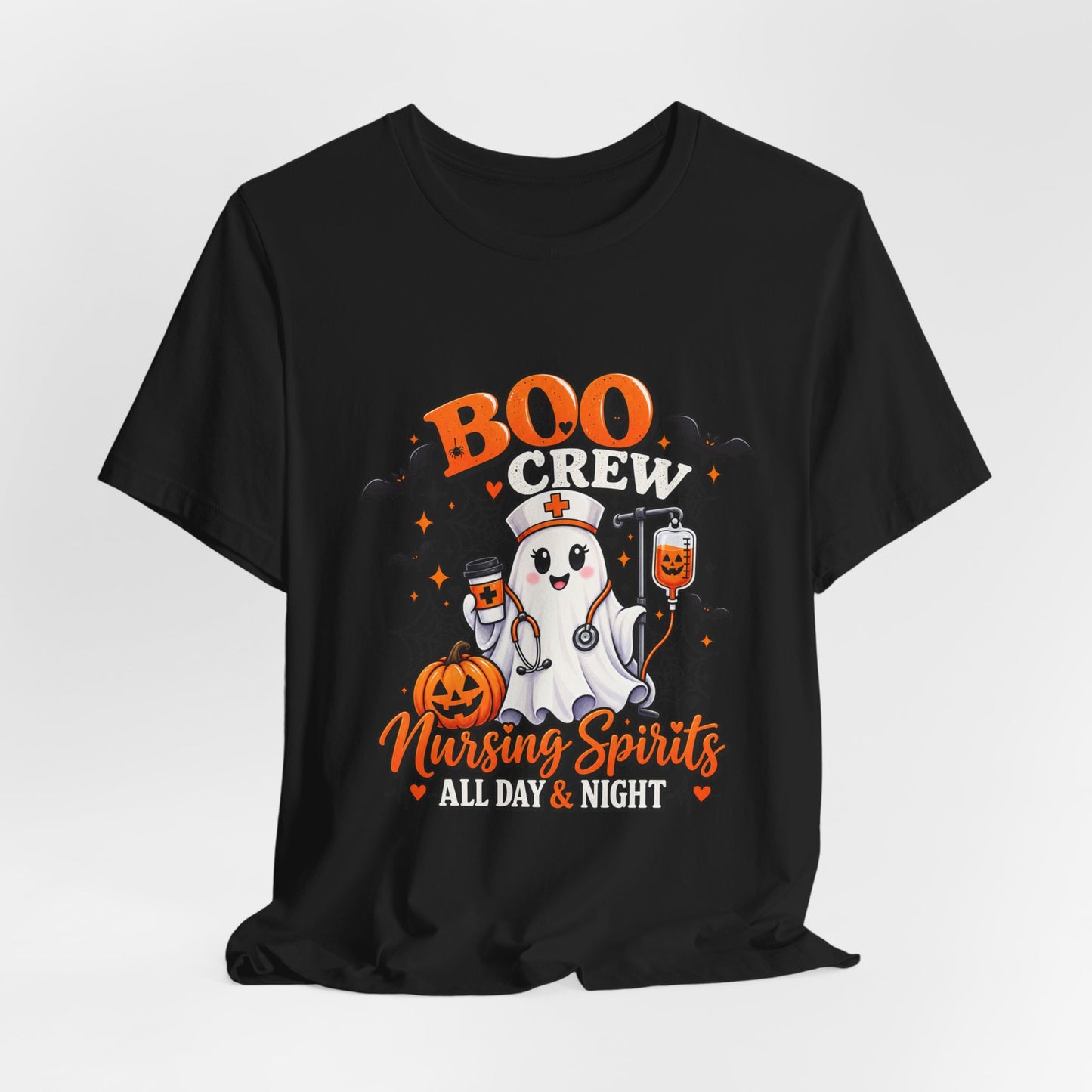 Boo Crew Nursing Spirits T-Shirt — Halloween Nurse Tee