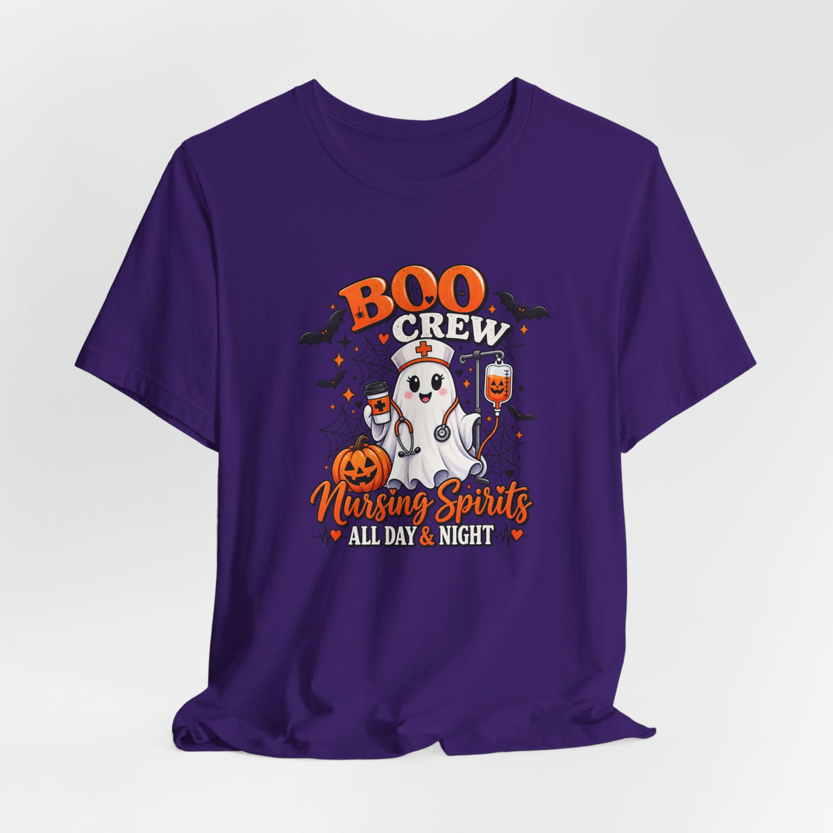 Boo Crew Nursing Spirits T-Shirt — Halloween Nurse Tee