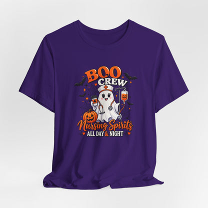 Boo Crew Nursing Spirits T-Shirt — Halloween Nurse Tee