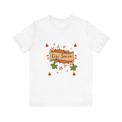 Cozy Season Pumpkin  Unisex  T-Shirt – Autumn feel and Pumpkin Design