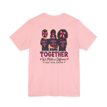 Breast Cancer Awareness Together Shirt – Support the Fight, Honor Survivors, Remember the Angels