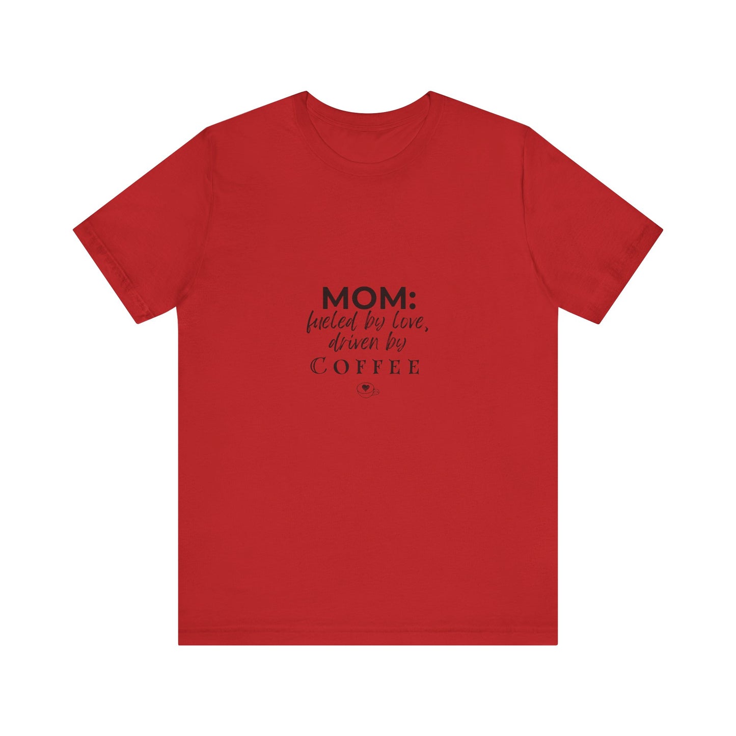 MOM - Unisex Jersey Short Sleeve Tee - Black Lettering