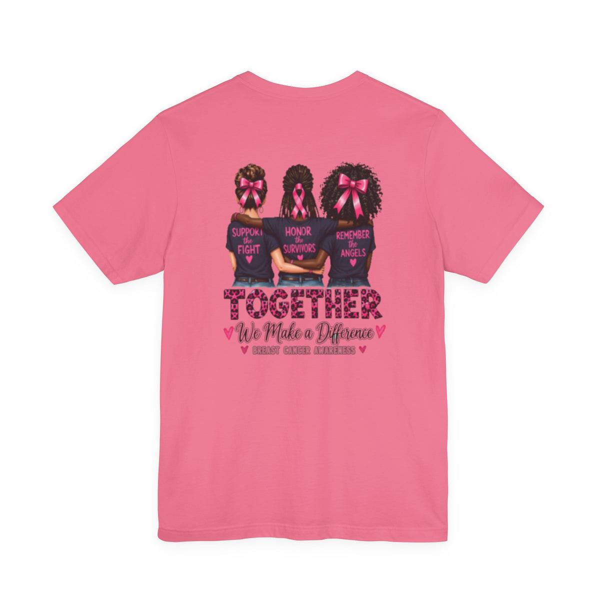 Breast Cancer Awareness Together Shirt – Support the Fight, Honor Survivors, Remember the Angels