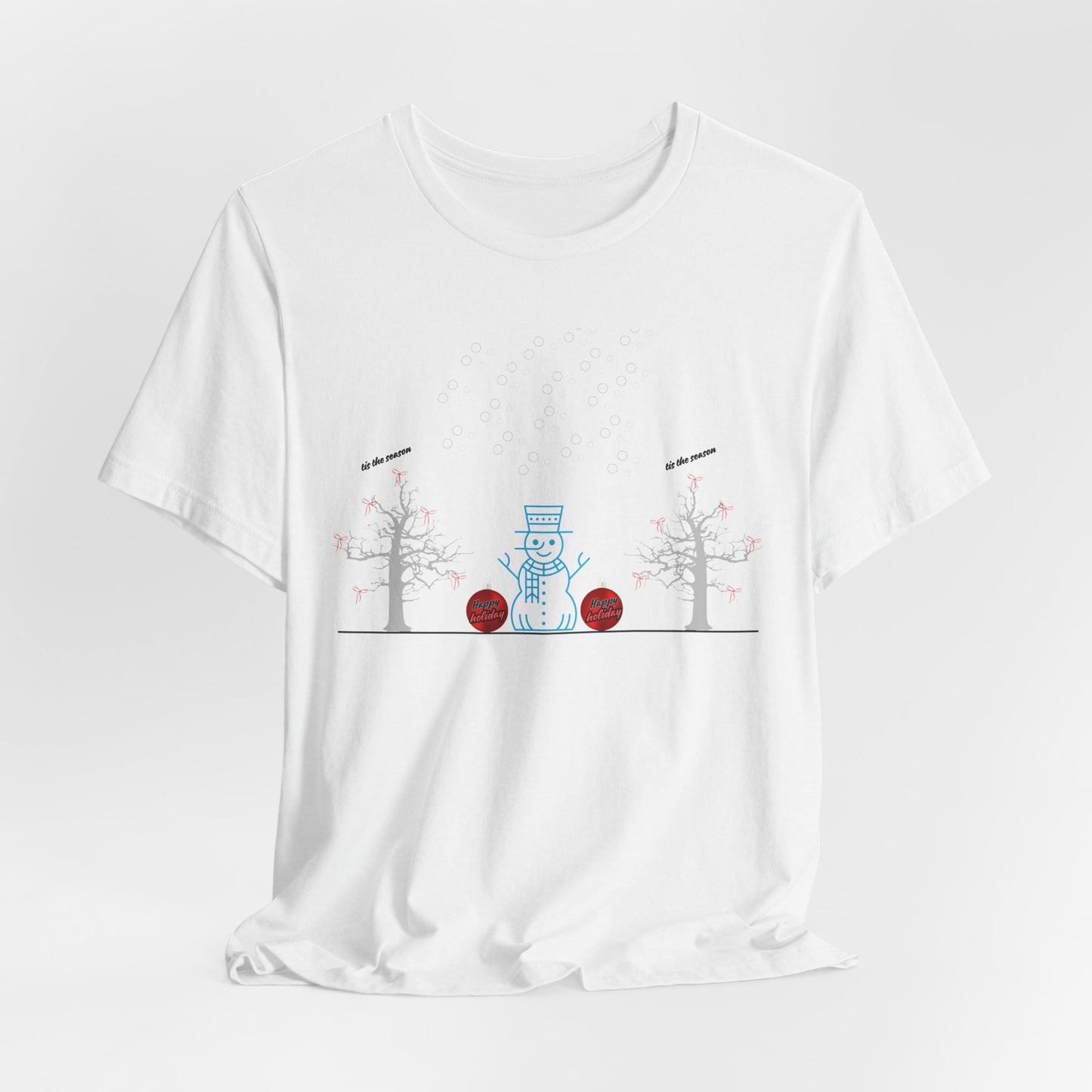 The Crispness of Cool Snow Season  Unisex Jersey Short Sleeve Tee
