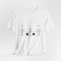 The Crispness of Cool Snow Season  Unisex Jersey Short Sleeve Tee