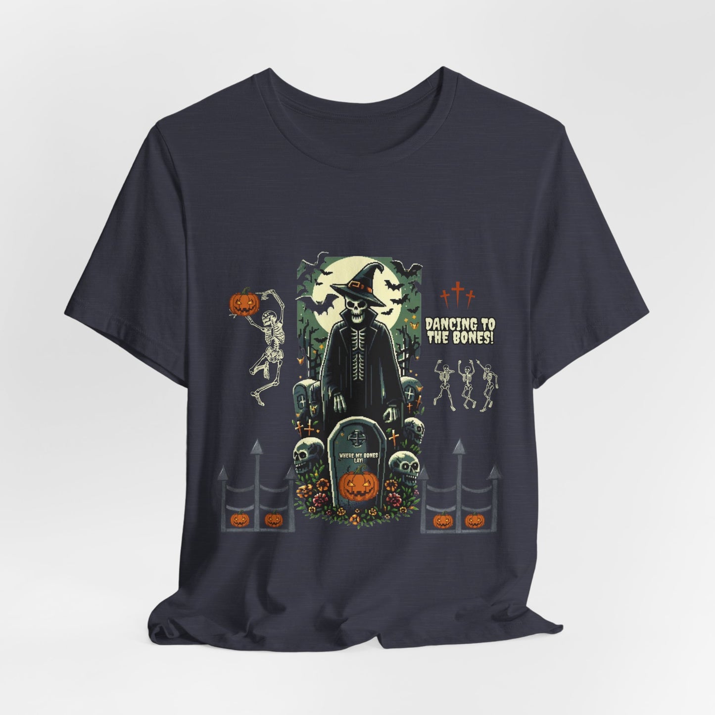 Halloween Dance Party Tee, Spooky Shirt, Unisex Halloween T-Shirt, Ghostly Fun, Trick or Treat Apparel, Festival Shirt, October Vibes