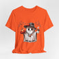 Halloween Ghost Tee, Fun Unisex Short Sleeve Shirt, Boo Boo Party Tee, Festive Autumn Apparel, Trick or Treat Shirt